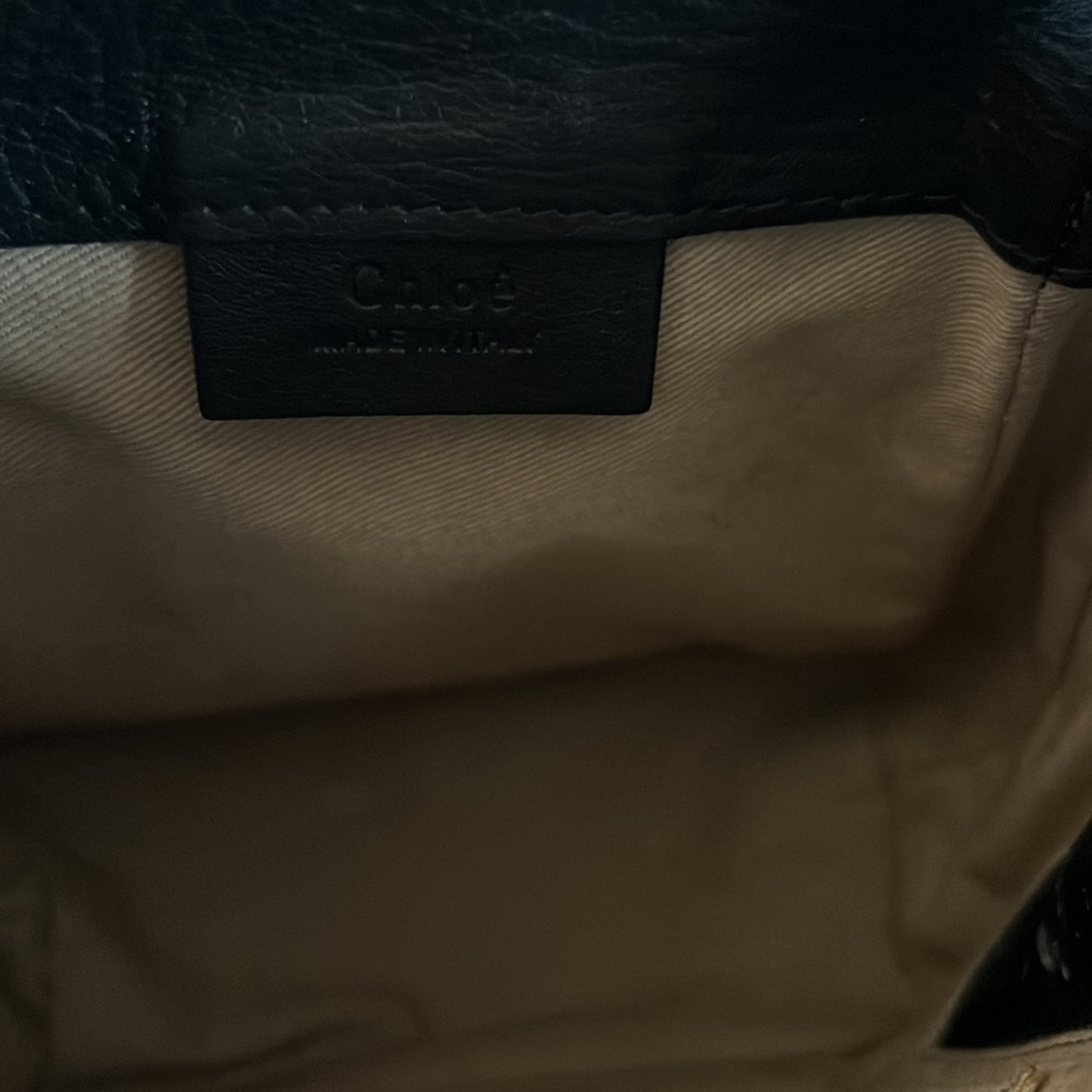 ❣️Chloé❣️ mini Faye backpack 🎒 witH sTARz All OVER!!🥰✨✨✨⭐️ - Picture 8 of 9